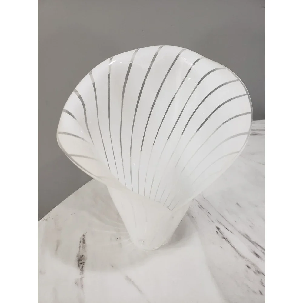 REPLACEMENT SHADE - Vintage Calla Lily Six Shade Table Lamp White #3